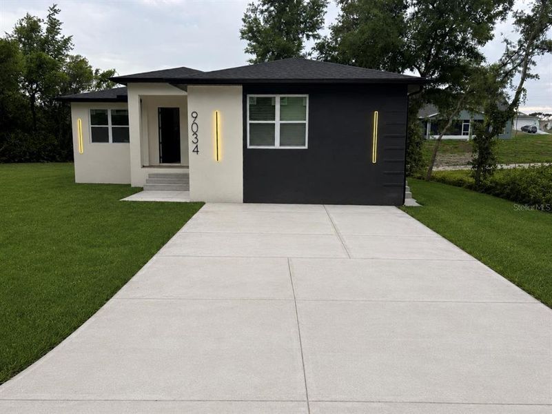 Front exterior of a new home in , Brooksville, FL, highlighting curb appeal (Image 1). Front exterior of a new home in , Brooksville, FL, highlighting curb appeal (Image 1).