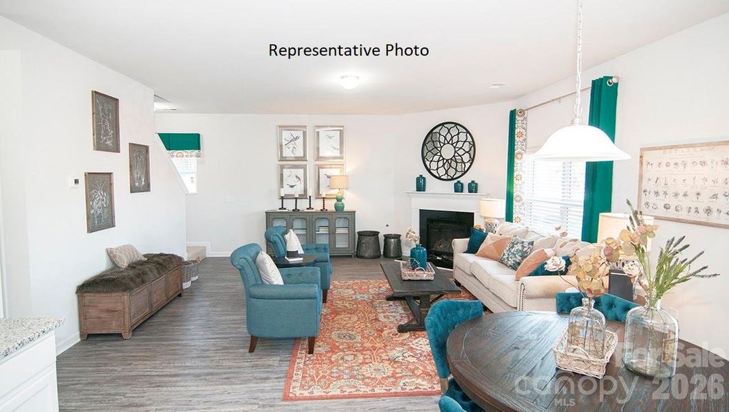 Furnished interior view inside a new home in Wallace Springs, Statesville (Image 38).