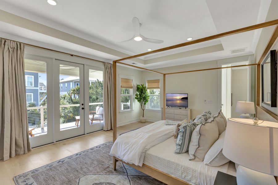 Furnished interior view inside a new home in , Isle Of Palms (Image 38).