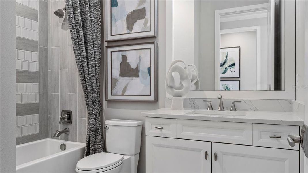 Furnished interior view inside a new home in Cresswind at Lake Harris, Tavares (Image 13).