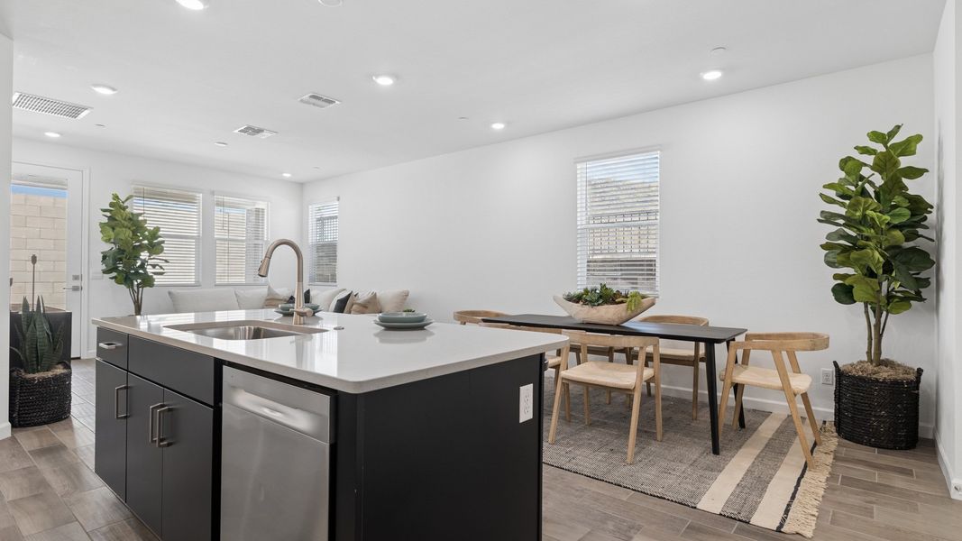 Furnished interior view inside a new home in The Buttes at Mystic, Peoria (Image 9).