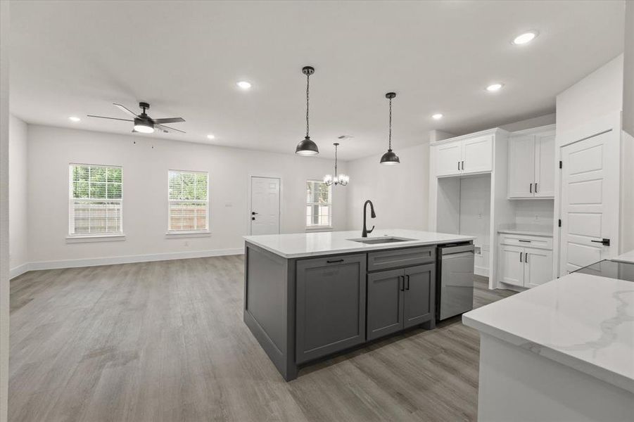 Furnished interior view inside a new home in , Fort Worth (Image 7).