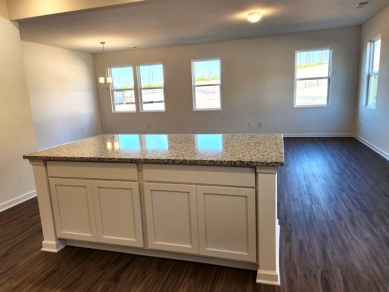 Representative furnished interior of a home built from the Boxwood Townhome by Piedmont Residential in The Retreat at Browns Ridge, Newnan (Image 7).