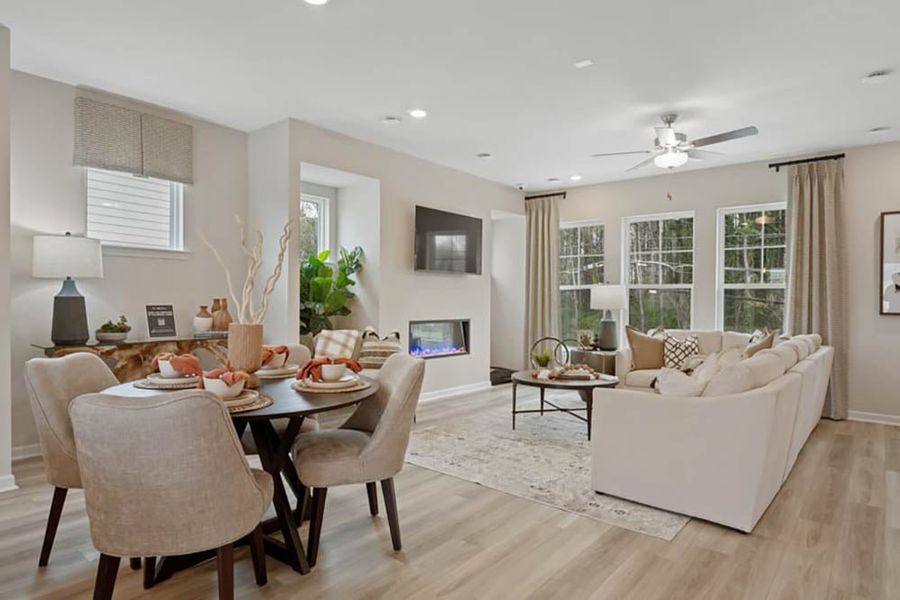 Furnished interior view inside a new home in Dreycott, Lawrenceville (Image 15).