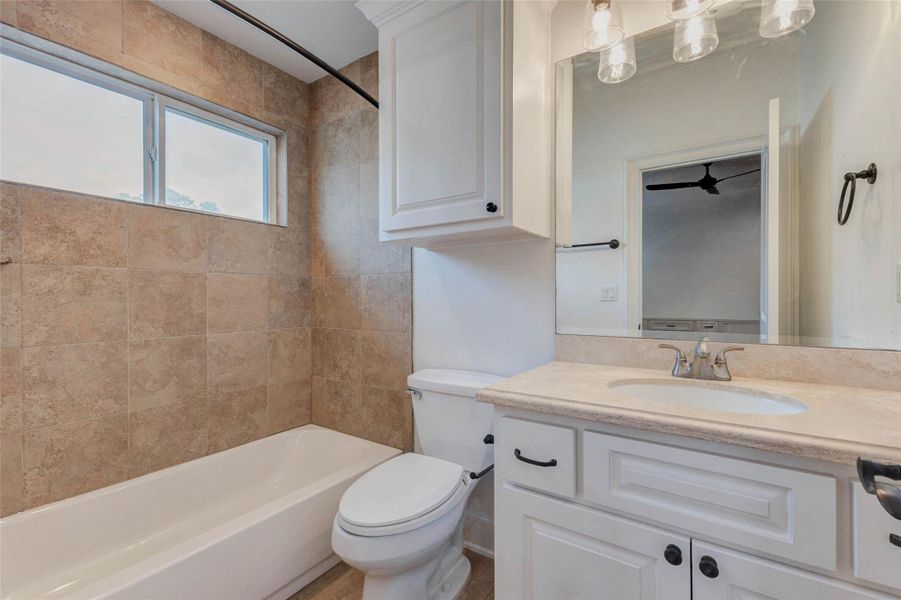 ENSUITE FULL BATH IN BEDROOM 2