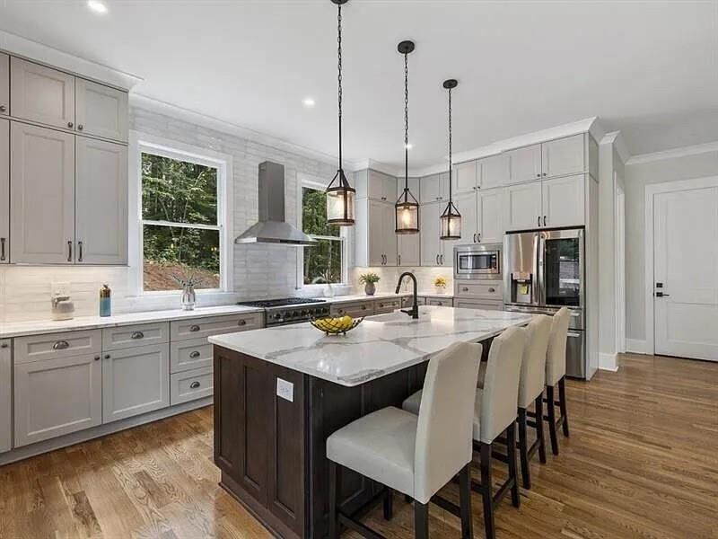 Furnished interior view inside a new home in , Woodstock (Image 11).