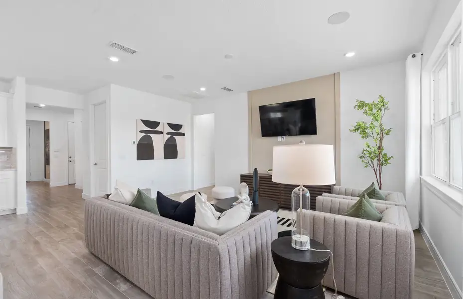 Furnished interior view inside a new home in Del Webb Sunbridge, St. Cloud (Image 6).