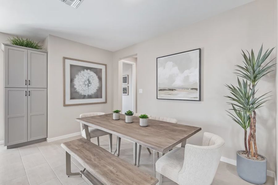 Furnished interior view inside a new home in Camilo at Santana, Yuma (Image 10).