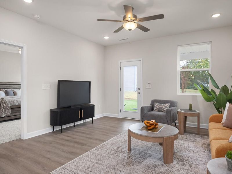 Furnished interior view inside a new home in Gregory Village, Lillington (Image 12).