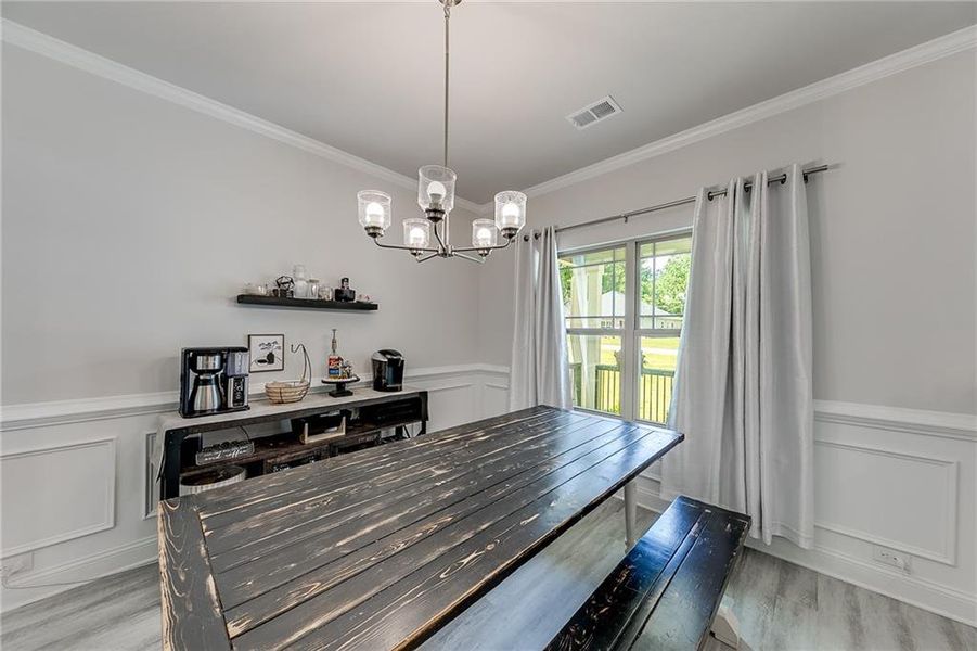 Furnished interior view inside a new home in , Maysville (Image 33).