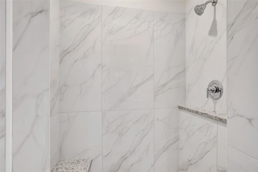 Primary bath oversized shower