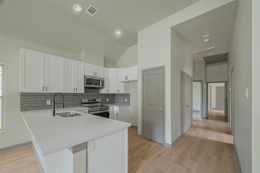 Furnished interior view inside a new home in , Baytown (Image 12). Furnished interior view inside a new home in , Baytown (Image 12).