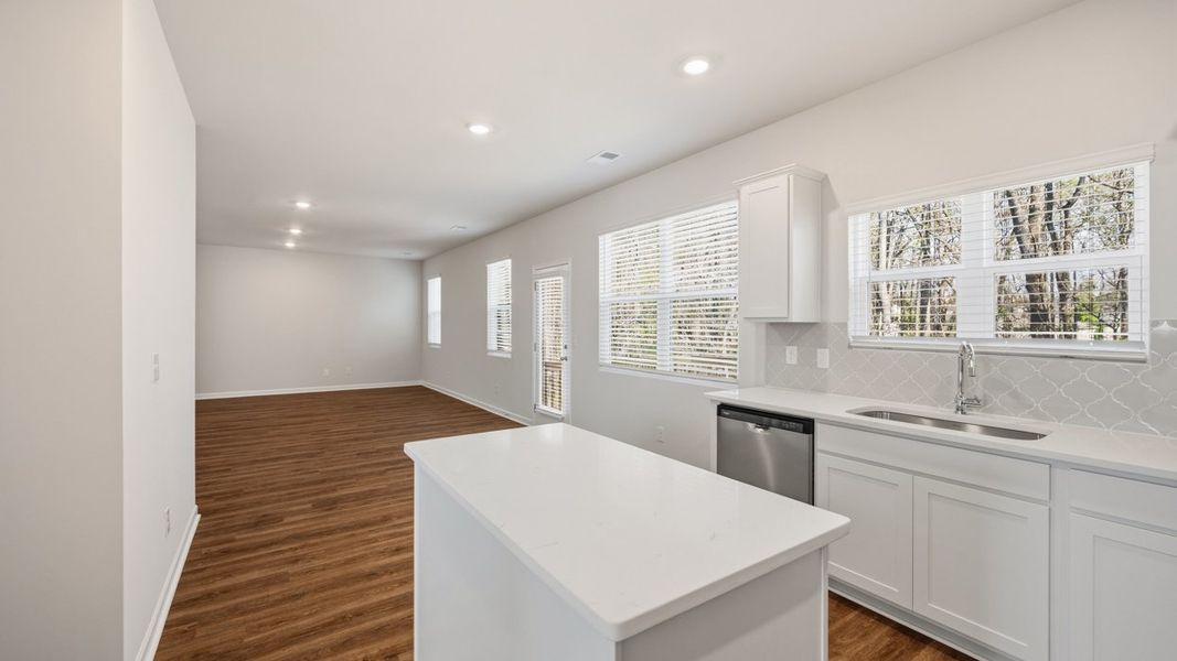 Furnished interior view inside a new home in Oakchase at Hampton, Hampton (Image 5).