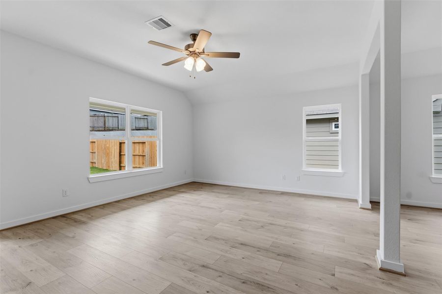 Spacious, unfurnished interior of a new home in Mostyn Springs, Magnolia (Image 23). Spacious, unfurnished interior of a new home in Mostyn Springs, Magnolia (Image 23).