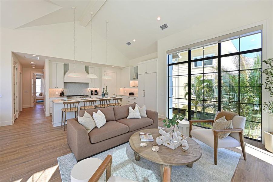 Furnished interior view inside a new home in , Anna Maria (Image 13).