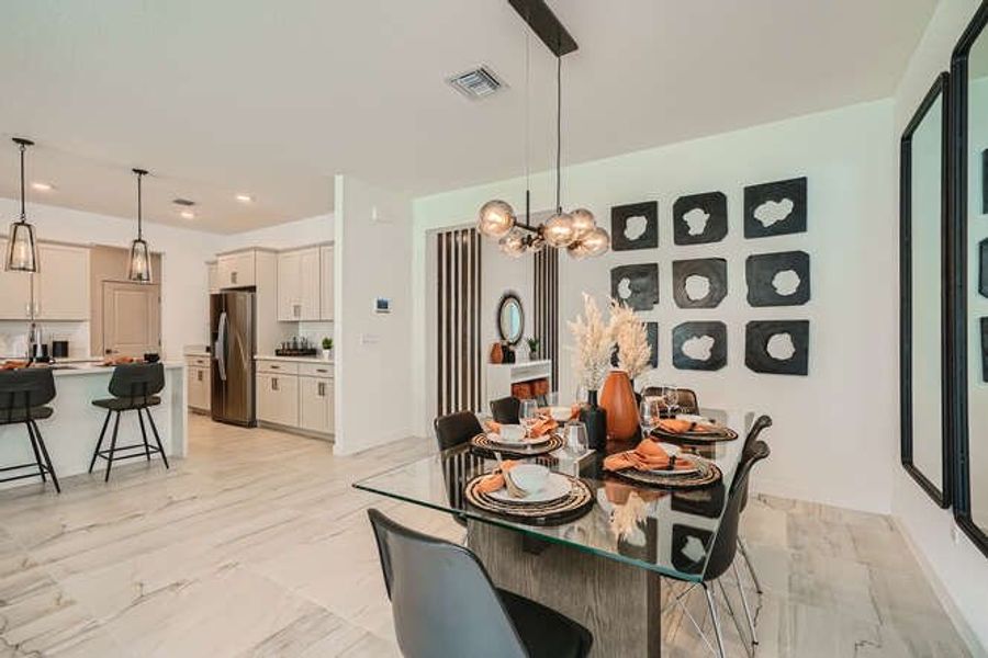 Representative furnished interior of a home built from the Ponte Vedra by D.R. Horton in Reserve at Jupiter, Jupiter (Image 7).