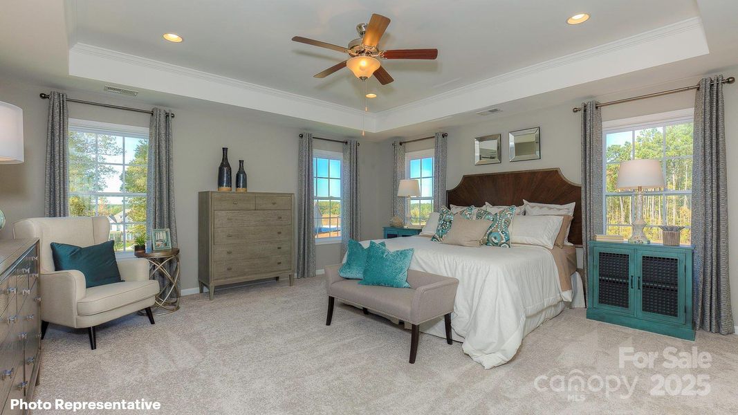 Furnished interior view inside a new home in Sylvan Creek, Denver (Image 14).