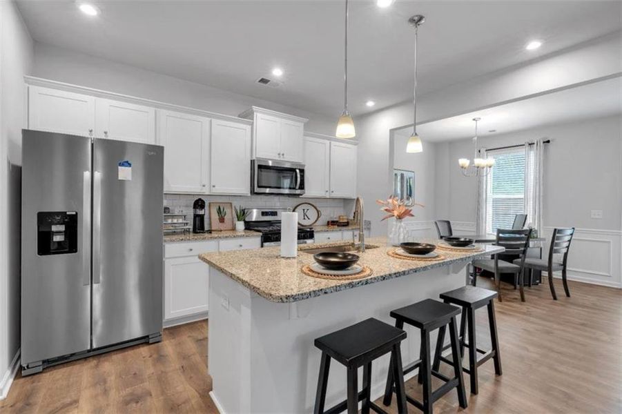 Furnished interior view inside a new home in Park Center Pointe, Austell (Image 15).