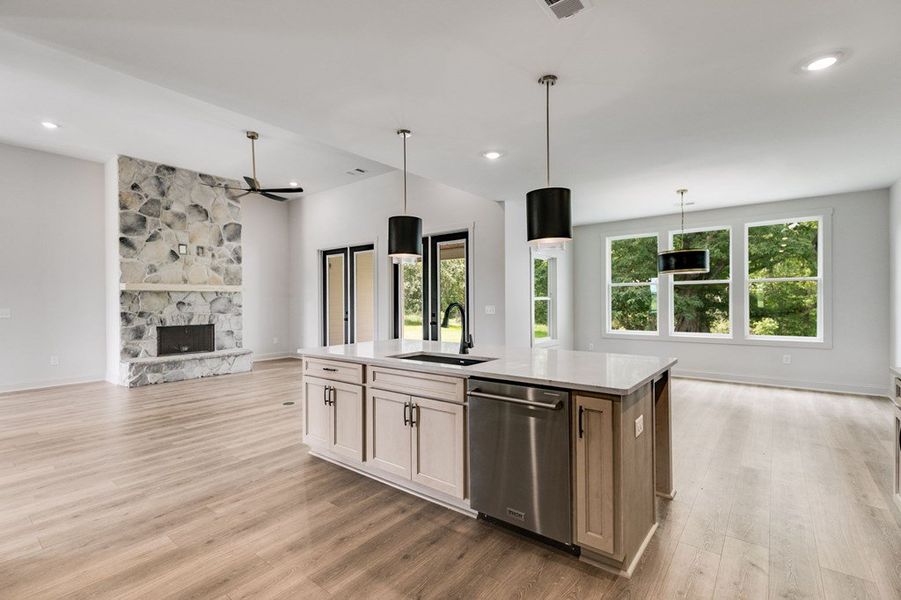 Furnished interior view inside a new home in The Meadows at Lake Circle, Buchanan (Image 13).