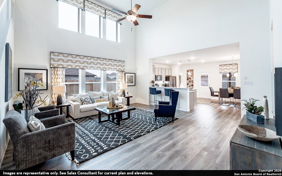 Furnished interior view inside a new home in Hickory Ridge, Elmendorf (Image 12).