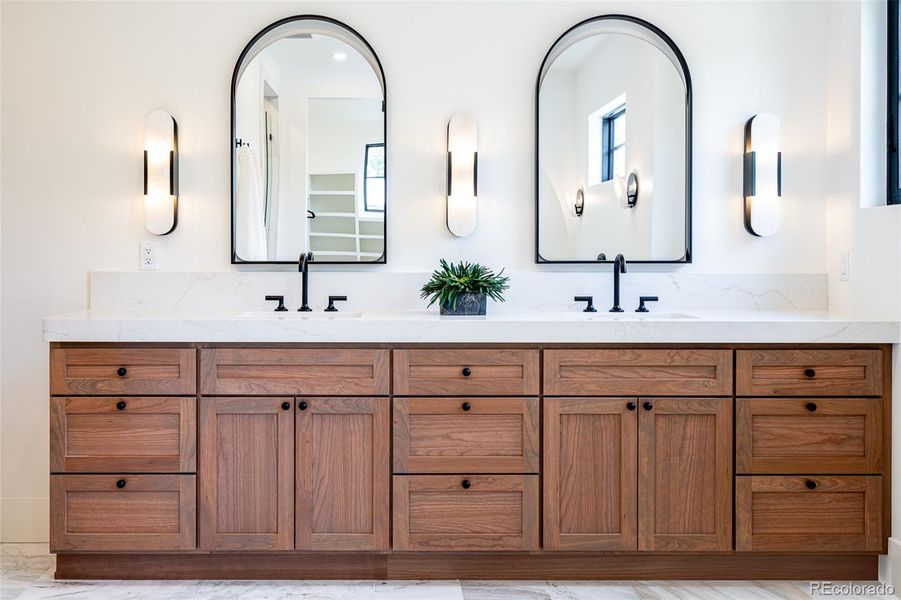 Furnished interior view inside a new home in , Denver (Image 24).