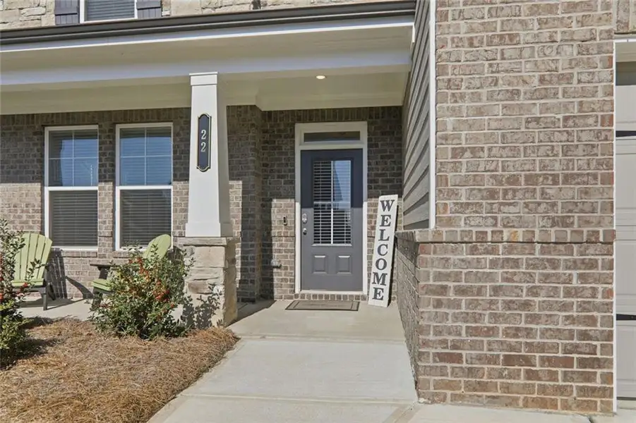 Exterior details and patio area of a home in Rosewood Lake Estates, Hoschton (Image 3). Exterior details and patio area of a home in Rosewood Lake Estates, Hoschton (Image 3).