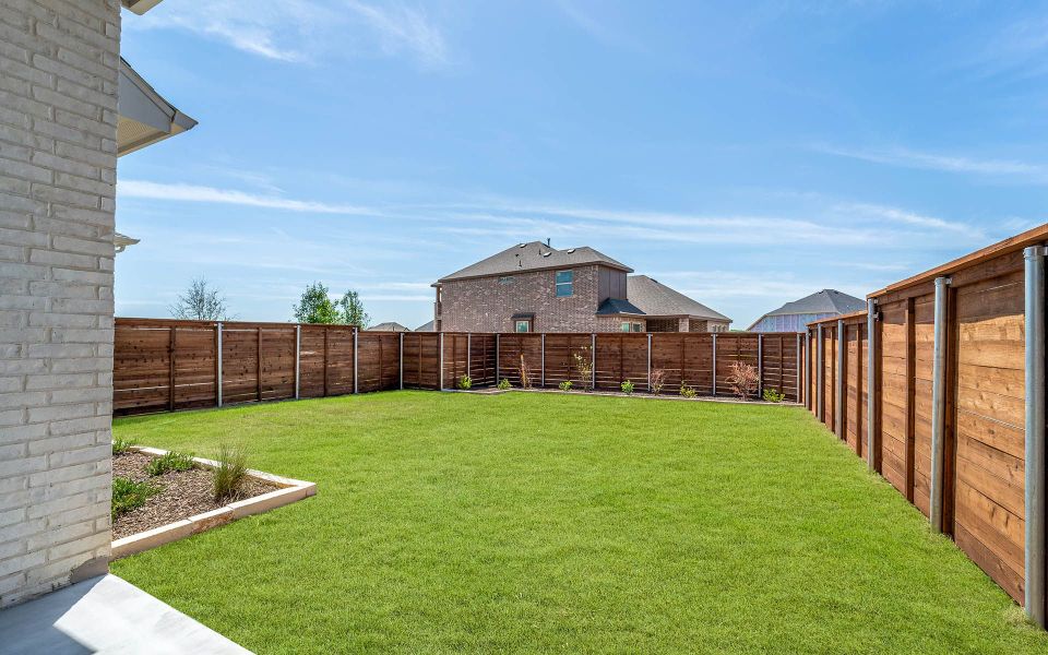 Exterior details and patio area of a home in Solterra, Mesquite (Image 2).