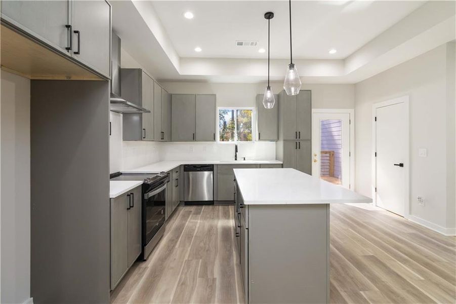 Furnished interior view inside a new home in , Atlanta (Image 8).