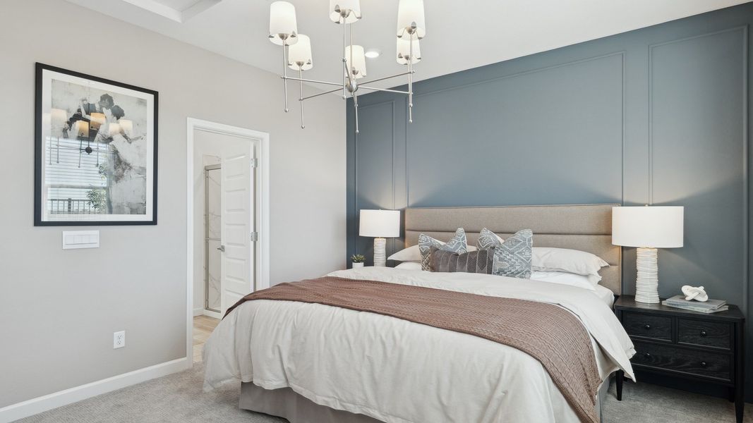 Furnished interior view inside a new home in The Buttes at Mystic, Peoria (Image 18).