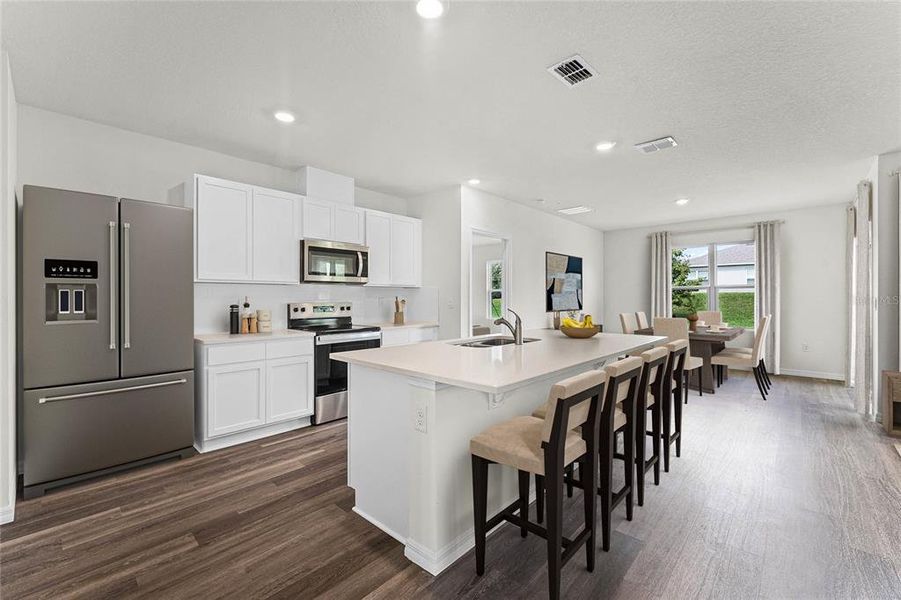 Furnished interior view inside a new home in Crossroads at Kelly Park, Apopka (Image 9).