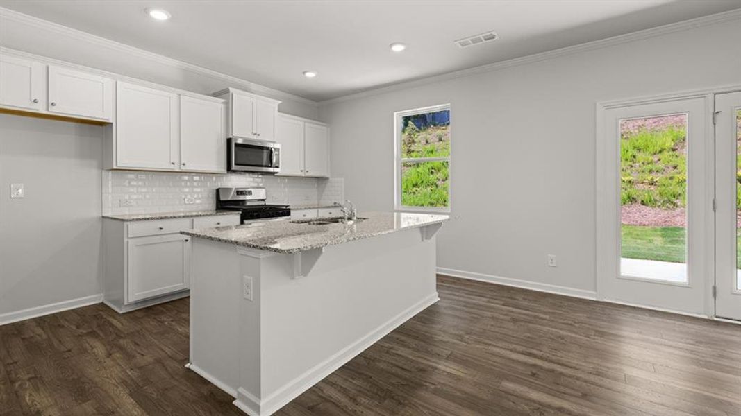 Furnished interior view inside a new home in Lost Creek, Dallas (Image 3).