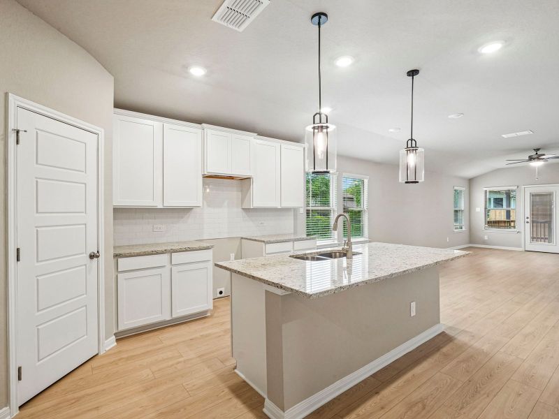 Furnished interior view inside a new home in Royal Crest, San Antonio (Image 9).