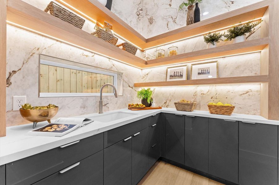 Furnished interior view inside a new home in , Houston (Image 12).