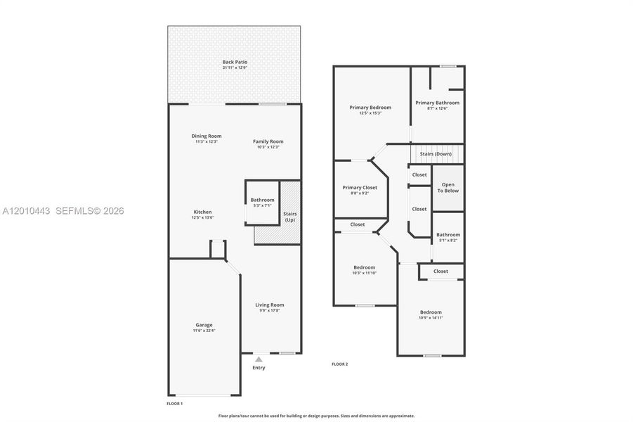 2D floor plan layout of this home in , Lauderhill, FL (Image 7).