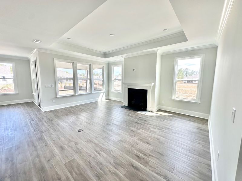 Spacious, unfurnished interior of a new home in Del Webb Wilmington at Mallory Creek, Leland (Image 9).