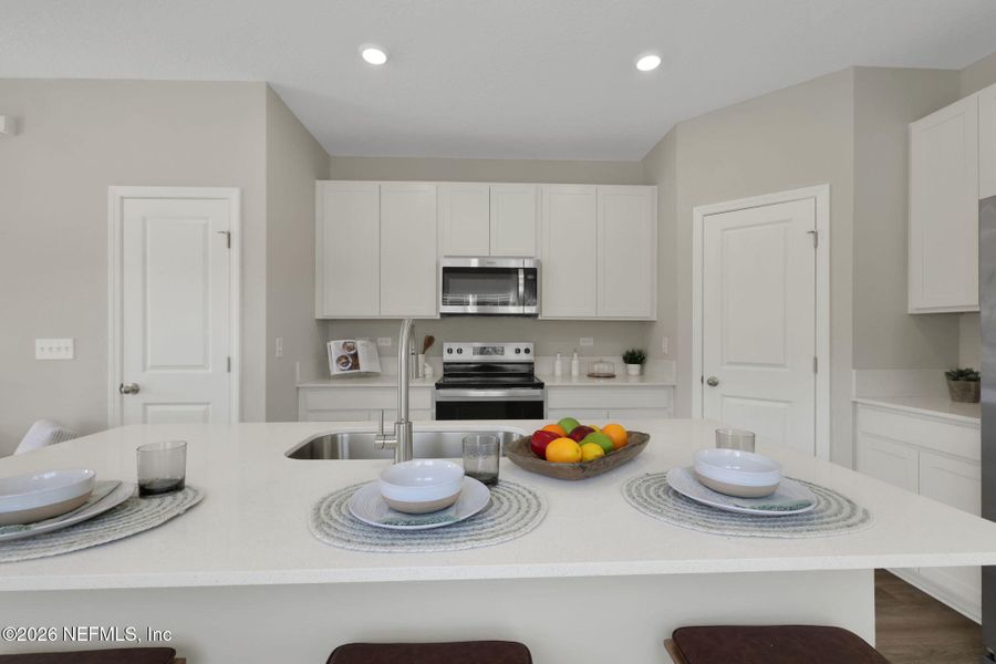 Furnished interior view inside a new home in , Jacksonville (Image 17).