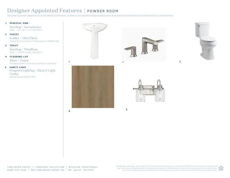 Image 10 of a home in Tomlinson Pointe - Longford Collection.