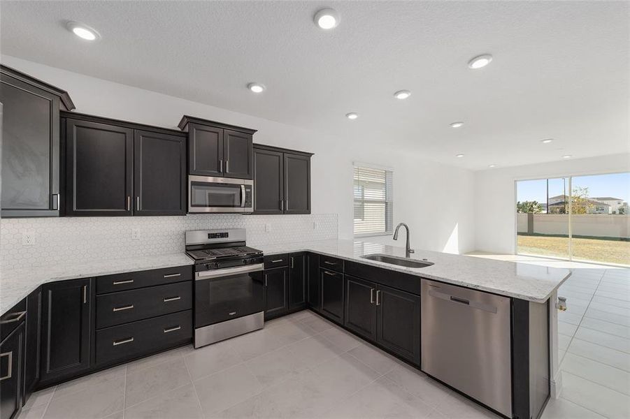Furnished interior view inside a new home in Calesa Township, Ocala (Image 6).