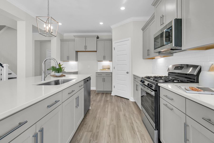 Furnished interior view inside a new home in Six Oaks, Summerville (Image 18).