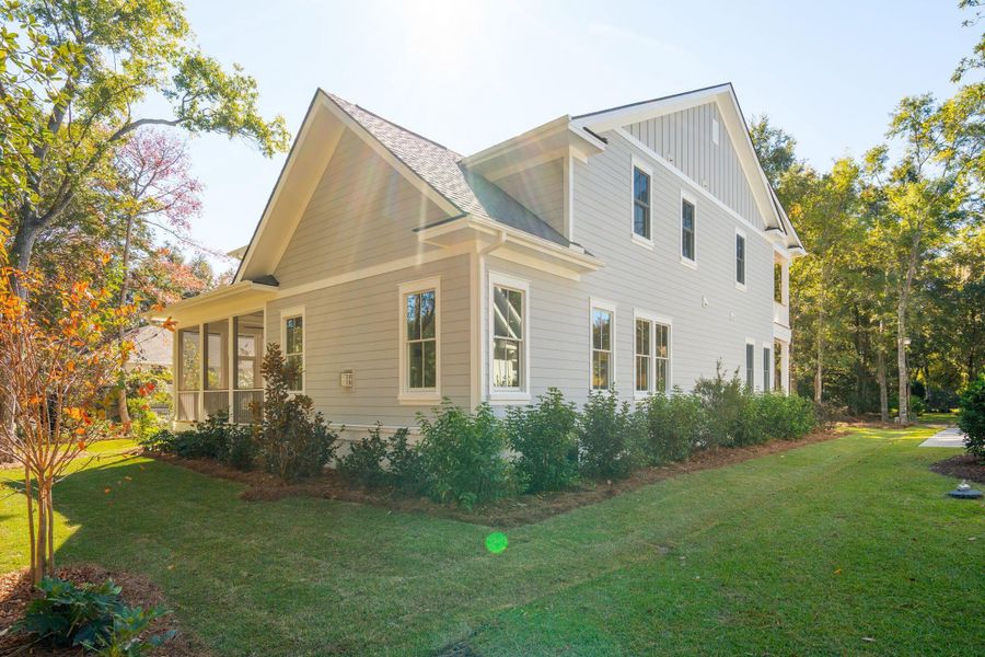 Exterior details and patio area of a home in , Johns Island (Image 53).