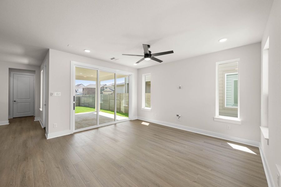 Spacious, unfurnished interior of a new home in Terrace Collection at Harvest, Argyle (Image 15). Spacious, unfurnished interior of a new home in Terrace Collection at Harvest, Argyle (Image 15).