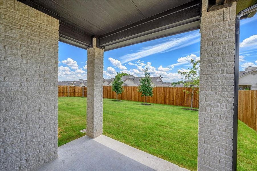 View of yard featuring a patio area