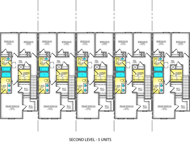 Second Level - 5 Units