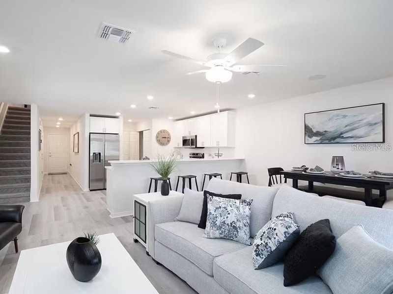 Furnished interior view inside a new home in , St. Cloud (Image 4).