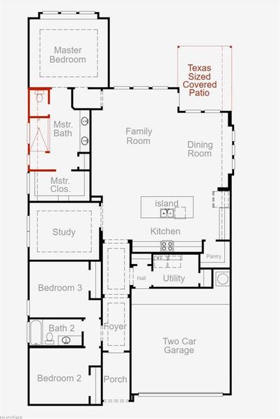 Asherton Floor Plan Diagram