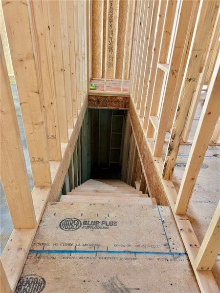 In-progress construction of a new home in , Waleska, GA (Image 16).