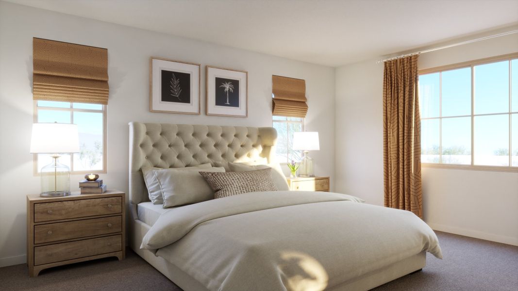 Representative furnished interior of a home built from the 1 by Risewell Homes in Bella Storia, Gilbert (Image 11).