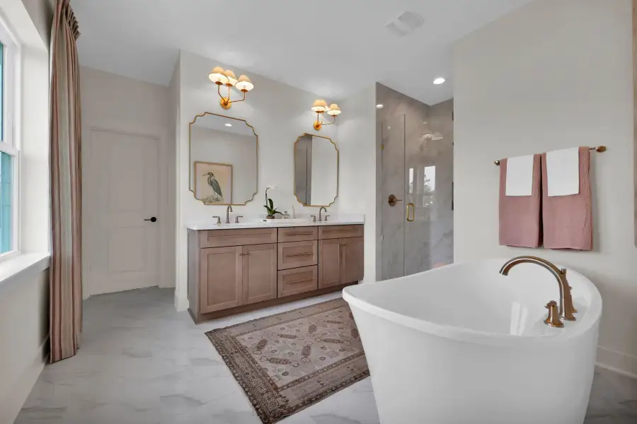 Representative furnished interior of a home built from the Scarlett by Riverside Homes in Sagebrush at EverRange, Jacksonville (Image 56).