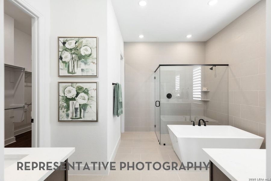 Furnished interior view inside a new home in Davis Ranch, San Antonio (Image 14).