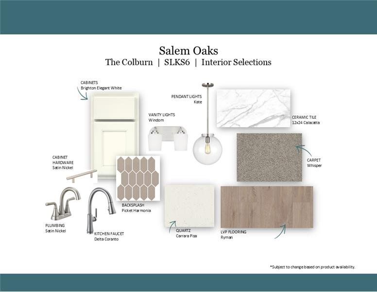 Sample of building materials used in homes in Salem Oaks, Murfreesboro (Image 47).
